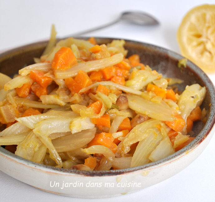 fenouil braisé au citron confit