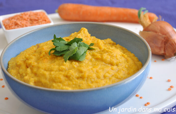 purée de lentilles corail