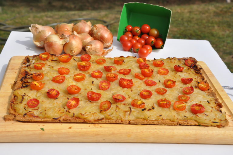tarte oignons tomates