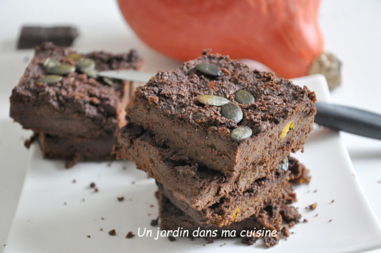 gâteau chocolat potimarron sans sucre