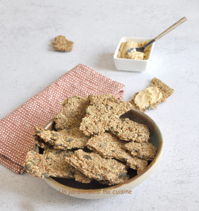 Crackers blé noir sans gluten Un jardin dans ma cuisine
