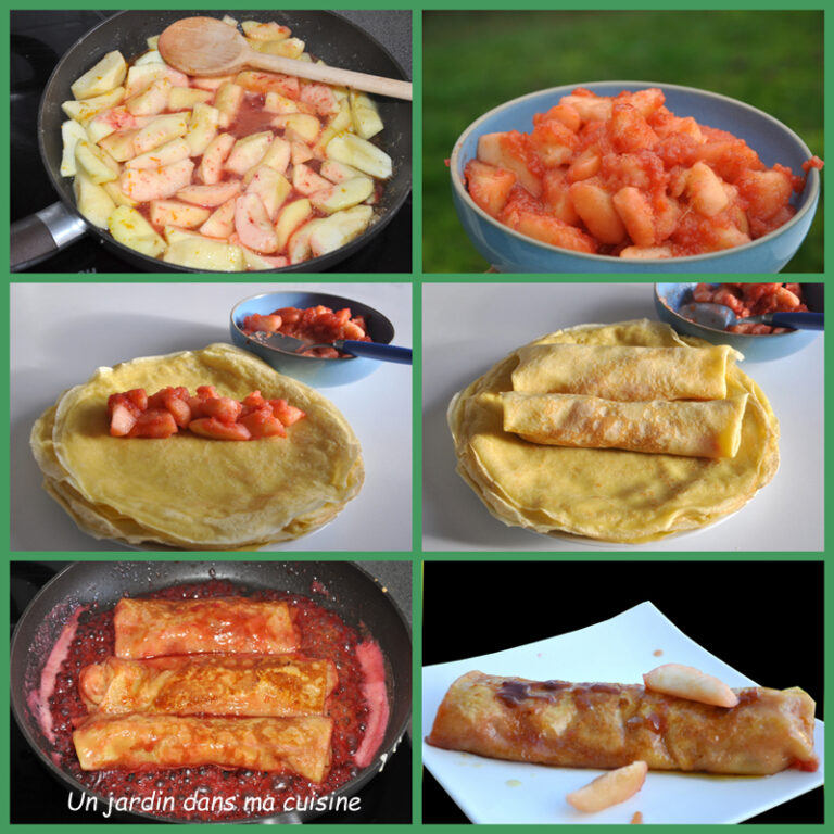 crêpes pommes agrumes