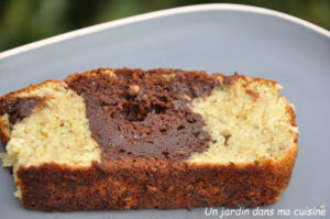 Marbré Chocolat Banane Sans Beurre Ni Farine - Un Jardin Dans Ma Cuisine