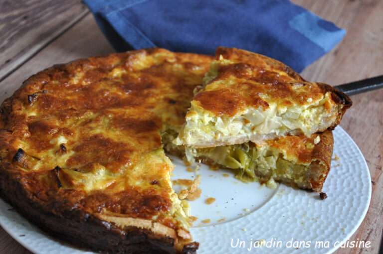 tarte poireaux comté zestes de citron