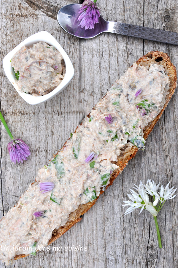 rillettes sardines fromage blanc