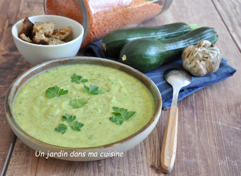 soupe courgettes parmesan
