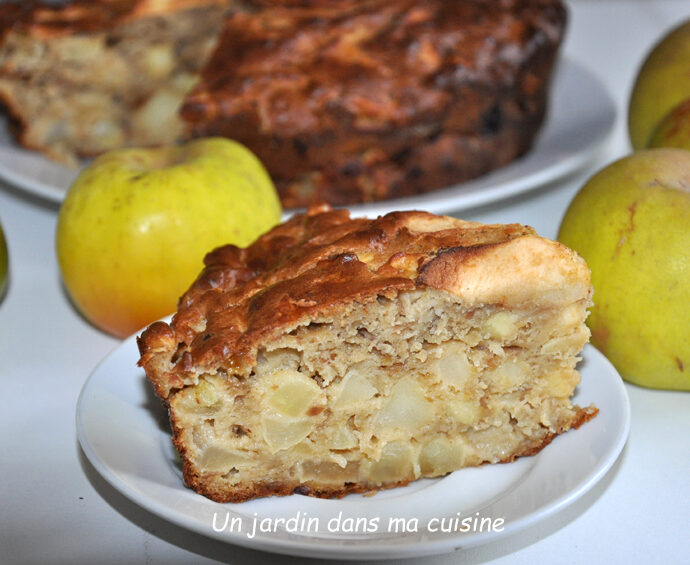 Gâteau  pommes sans sucre