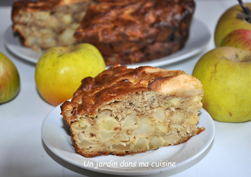 gâteau pommes sans sucre