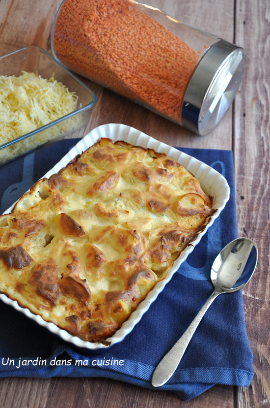 Sauce béchamel lentilles