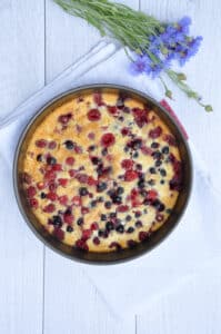 clafoutis fruits rouges