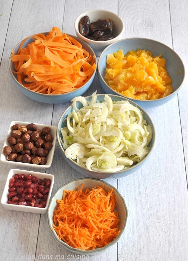 salade fenouil carottes pour recevoir