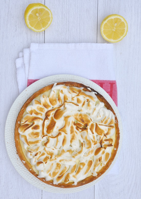 tarte au citron meringuée