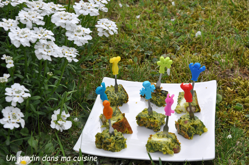 cake épinards noisettes