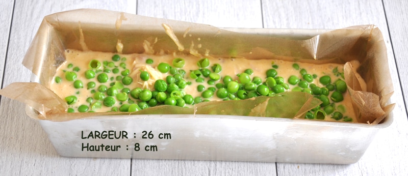 cake jambon petits pois