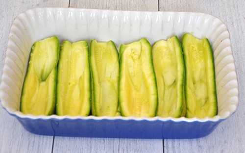 courgettes  à la brandade