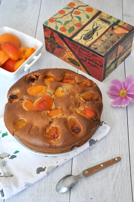 gâteau abricots fromage blanc