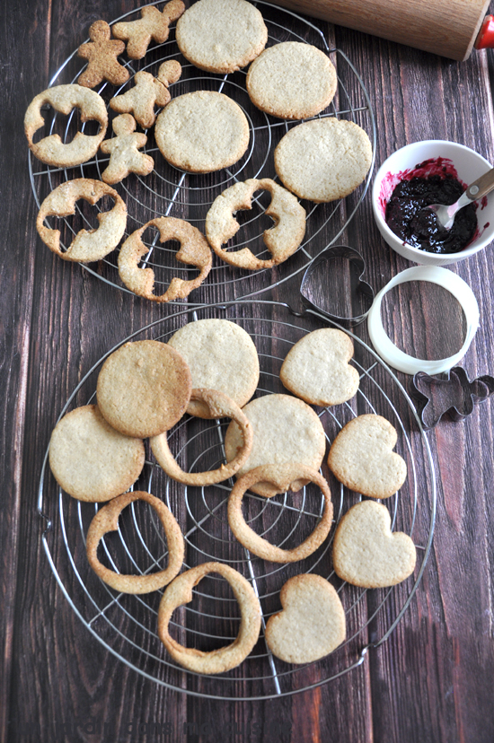 sablés à la confiture