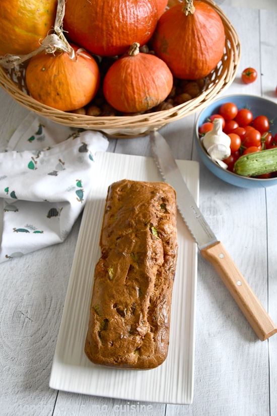 cake courgette chèvre