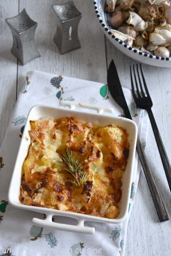 pommes de terre au camembert
