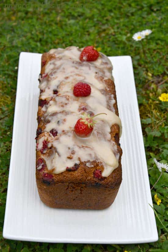 cake aux fruits rouges