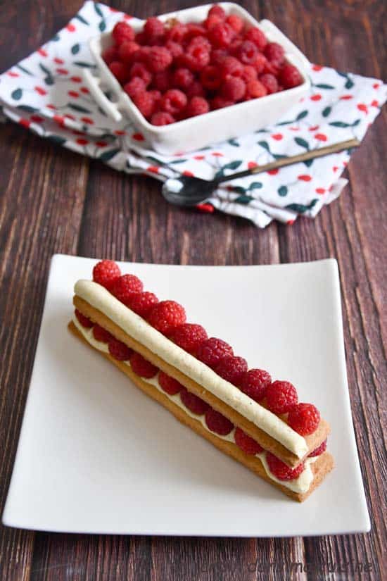 gourmandises aux framboises