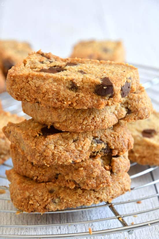 sablés amandes et chocolat