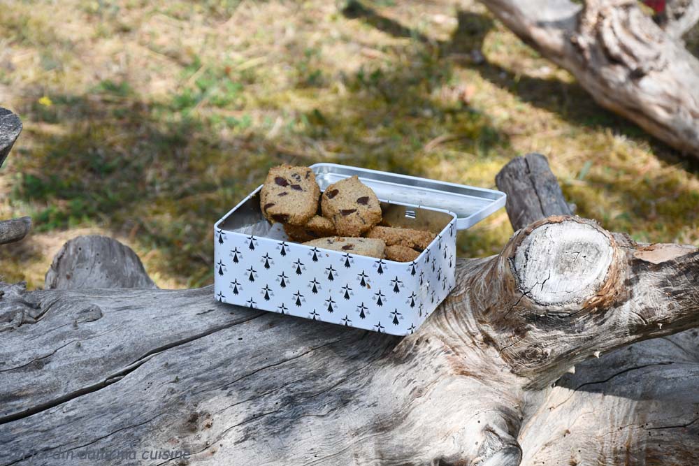 sablés amandes et chocolat