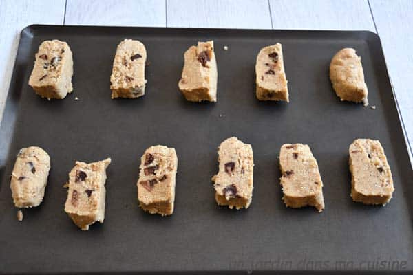 sablés noisettes chocolat