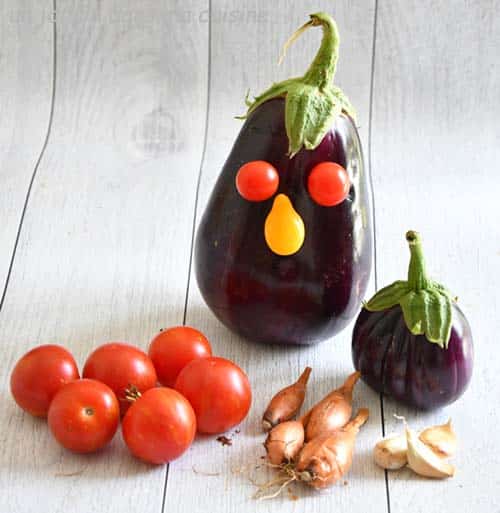 purée aubergines curry