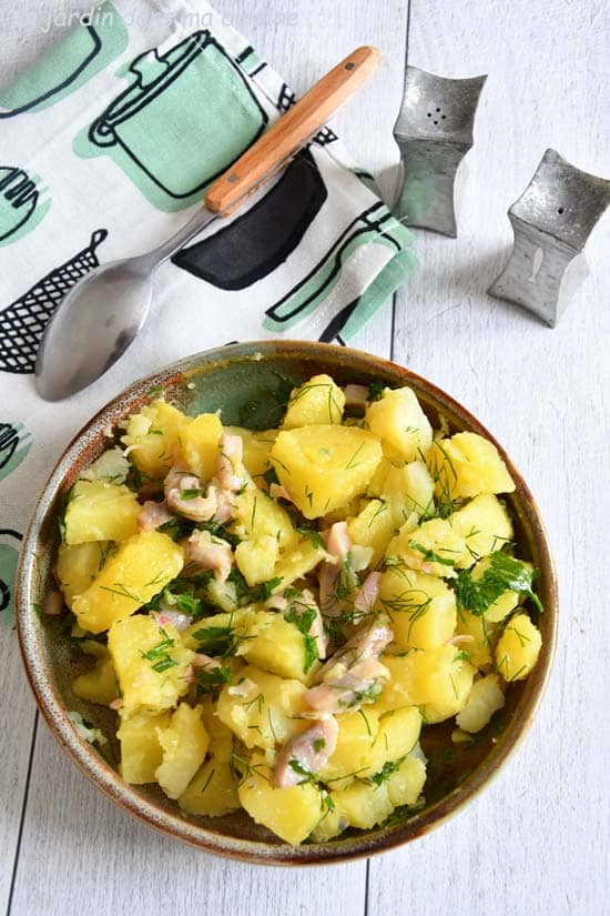 salade de patates aux harengs fumés