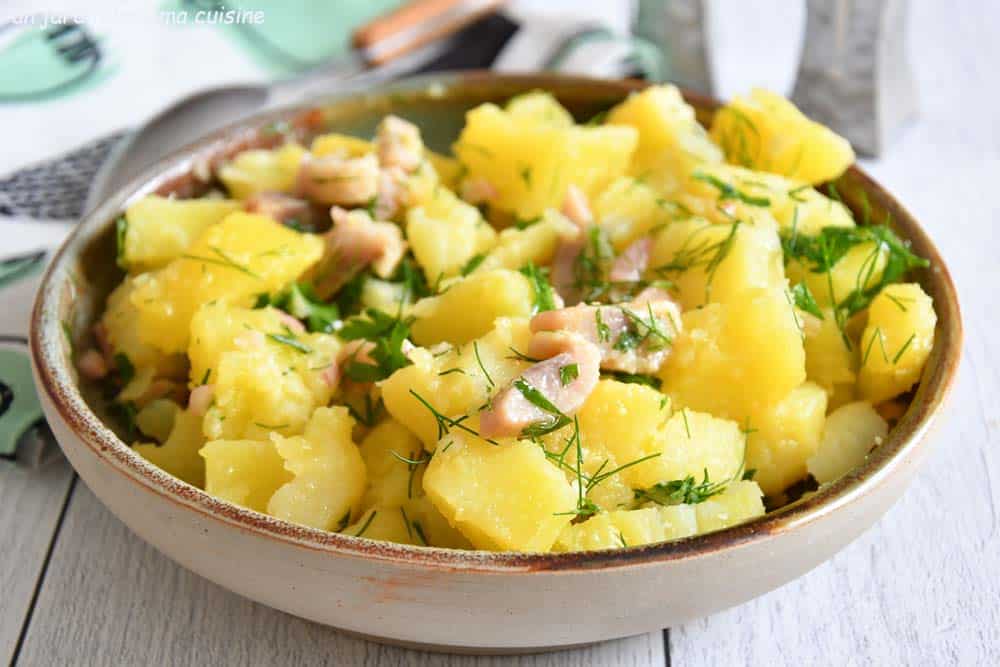 salade de patates aux harengs fumés