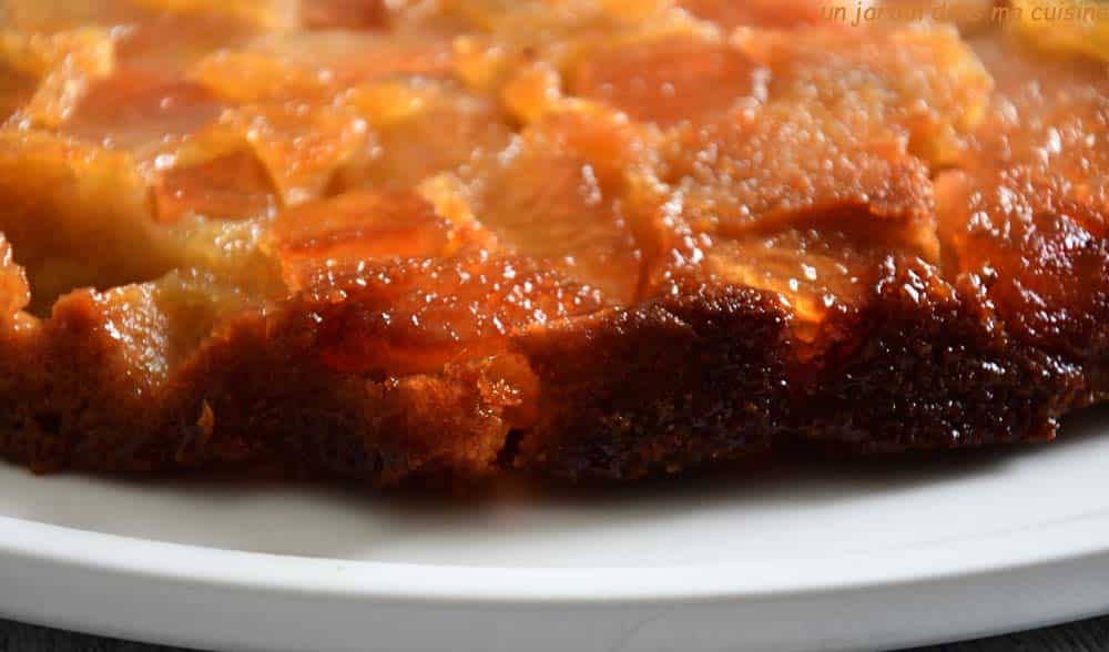 gâteau renversé aux poires