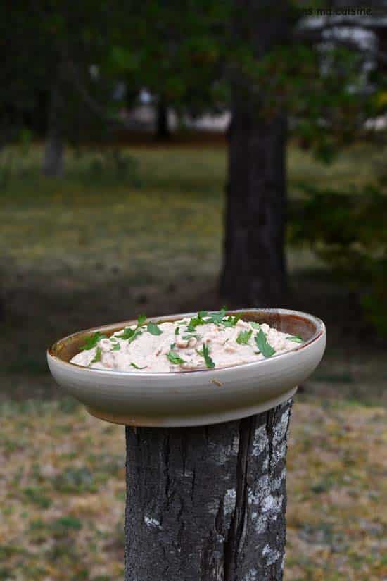 houmous aubergines citron